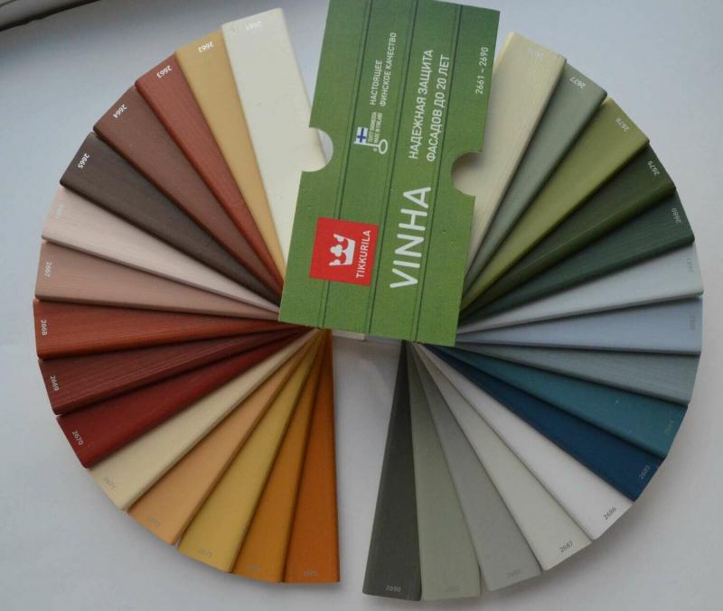 Коллекция цветов Tikkurila Vinha