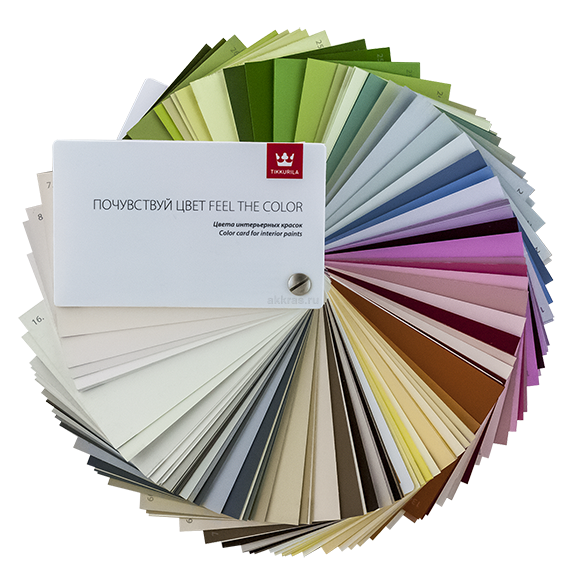 Коллекция цветов Tikkurila «Почувствуй цвет»