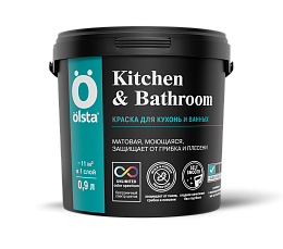 Краска для кухонь и ванных Kitchen&bathroom